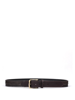 کمربند مردانه غیر رسمی چرم و کتان