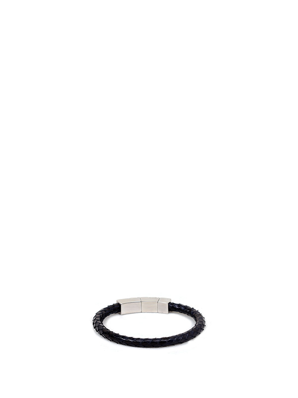 دستبند چرمی لیزارد پرینت 3مگنت