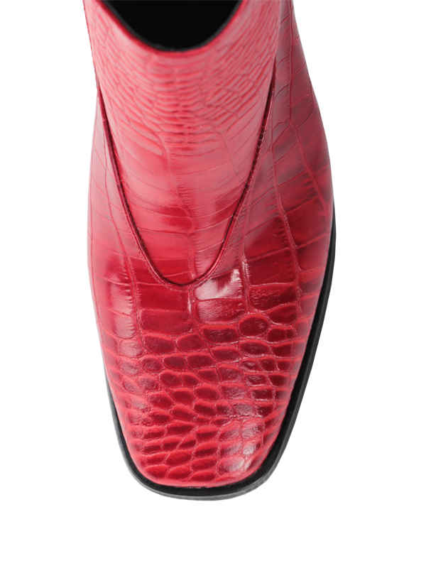 بوت پاشنه دار زیپی