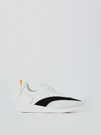 اسنیکر بندی سفید مشکی