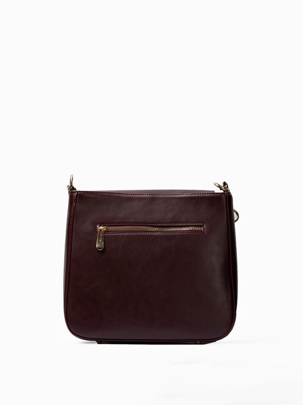 کیف زنانه دوشی زرشکی