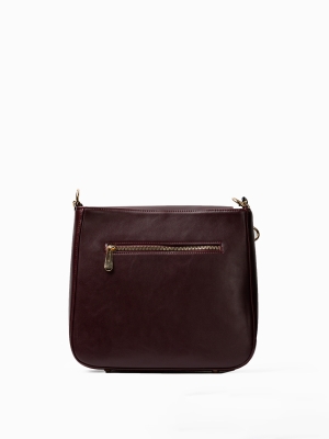 کیف زنانه دوشی زرشکی