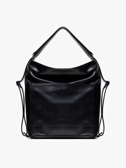 کیف دوشی و کوله مشکی فلوتری