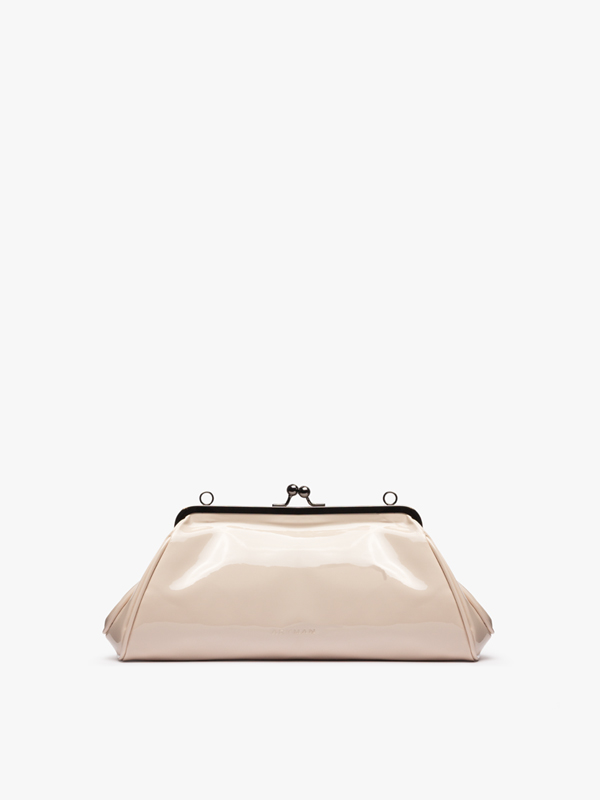 کلاچ دوشی زنانه کاراملی