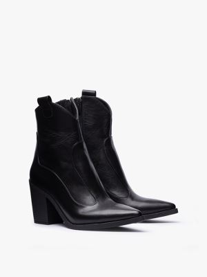 بوت کابوی نوک تیز زنانه مشکی سافتی