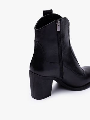 بوت کابوی نوک تیز زنانه مشکی سافتی