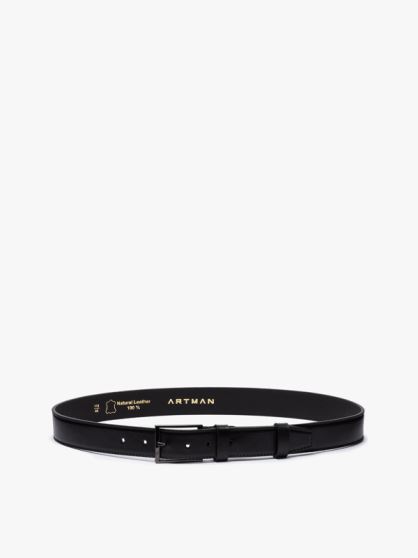 کمربند 3.5 سانت مشکی 3501