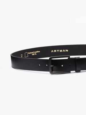 کمربند 4 سانت ساده مشکی