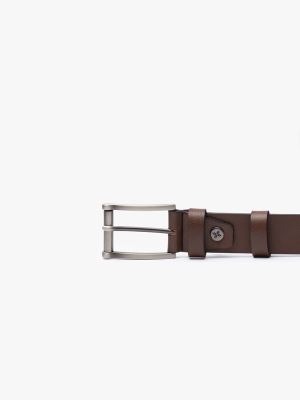 کمربند 3.5 سانت ساده قهوه ایی