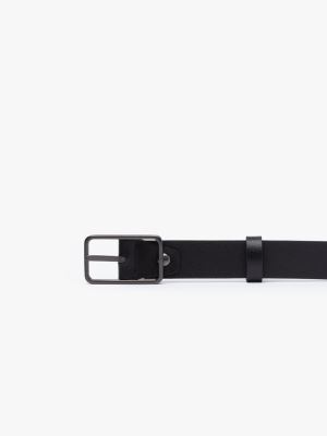 کمربند 3.5 سانت مشکی ساده S