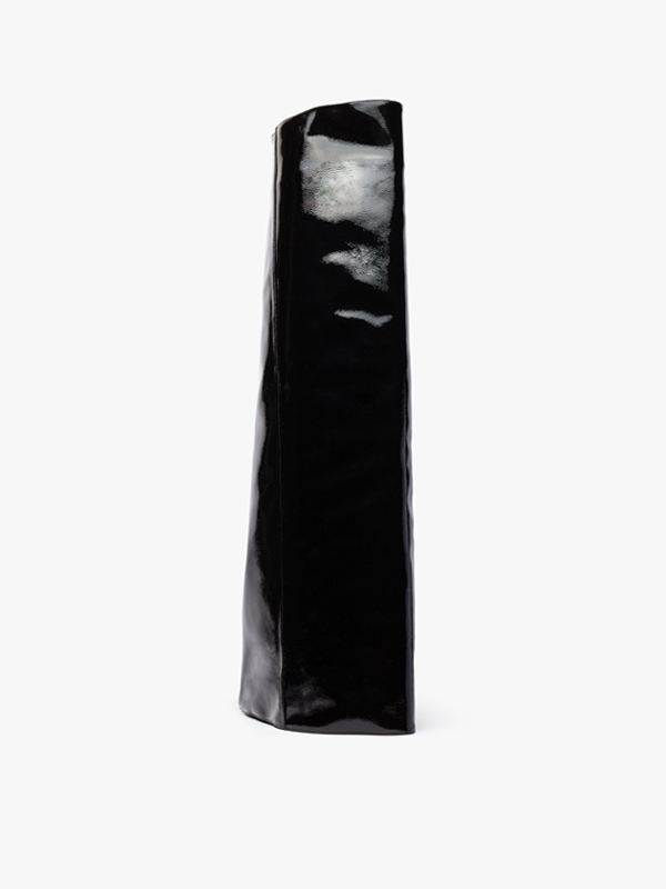 گتر ساق بالای زانو مشکی ورنی