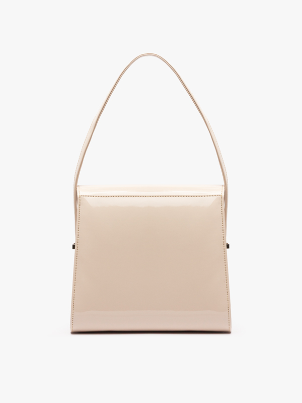 کیف زنانه دستی و دوشی ورنی استخوانی