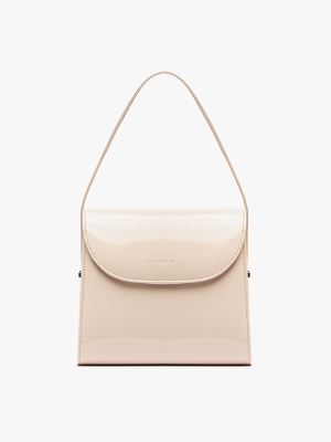 کیف زنانه دستی و دوشی ورنی استخوانی